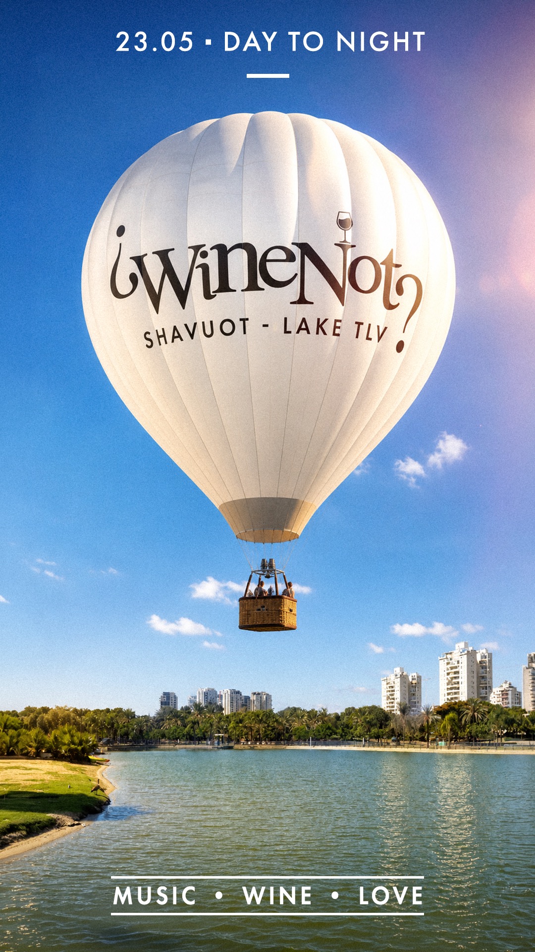 23.05 | SHAVUOT - LAKE TLV - מסיבת חג בפארק דרום