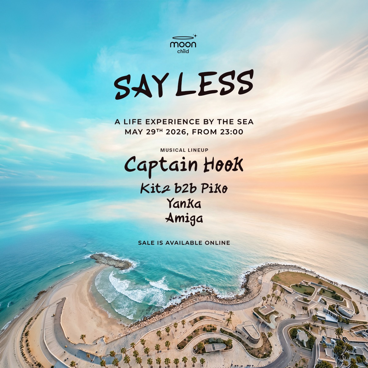 29.05 | FRIDAY OPEN AIR • CAPTAIN HOOK - אירוע באוויר הפתוח בנמל תל אביב