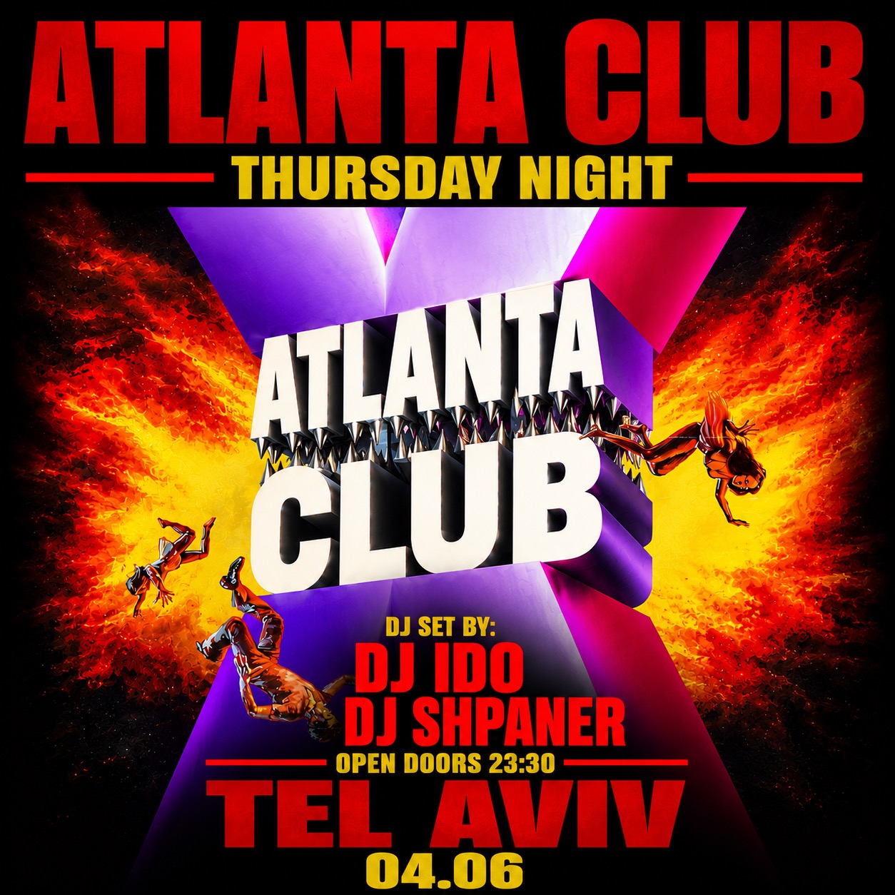 04.06 | ATLANTA THURSDAYS TLV - ליין היפ הופ בתל אביב