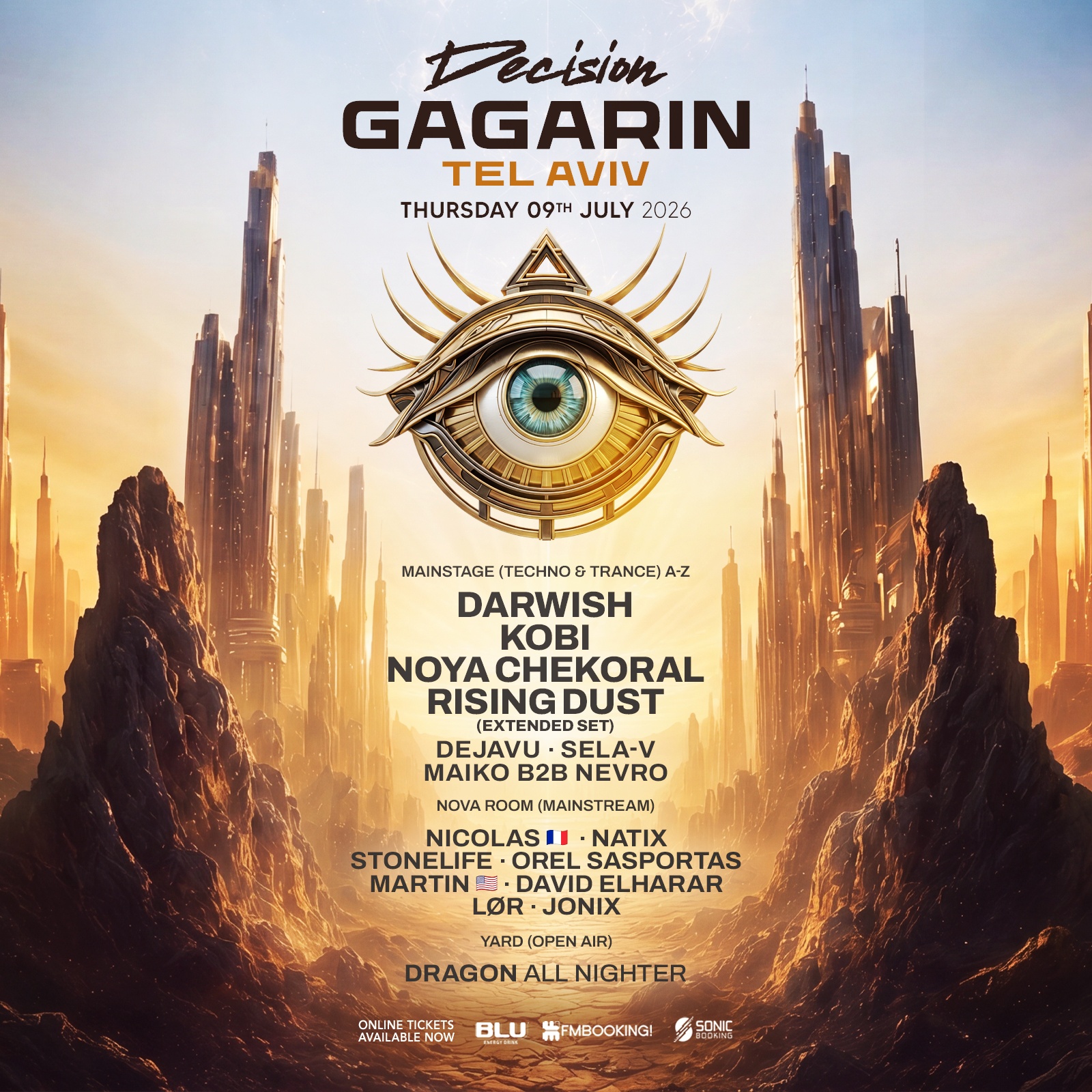 09.07 | DECISION GAGARIN TEL AVIV - פסטיבל 3 במות בתל אביב