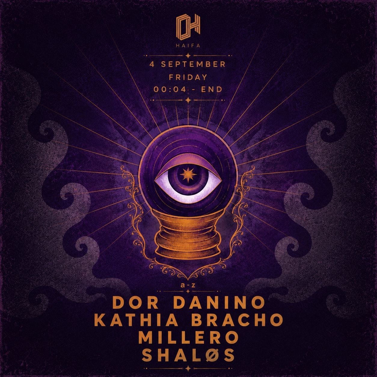 04.09 | Dor danino | Millero | Kathia Bracho | Shalos - מסיבה בחיפה