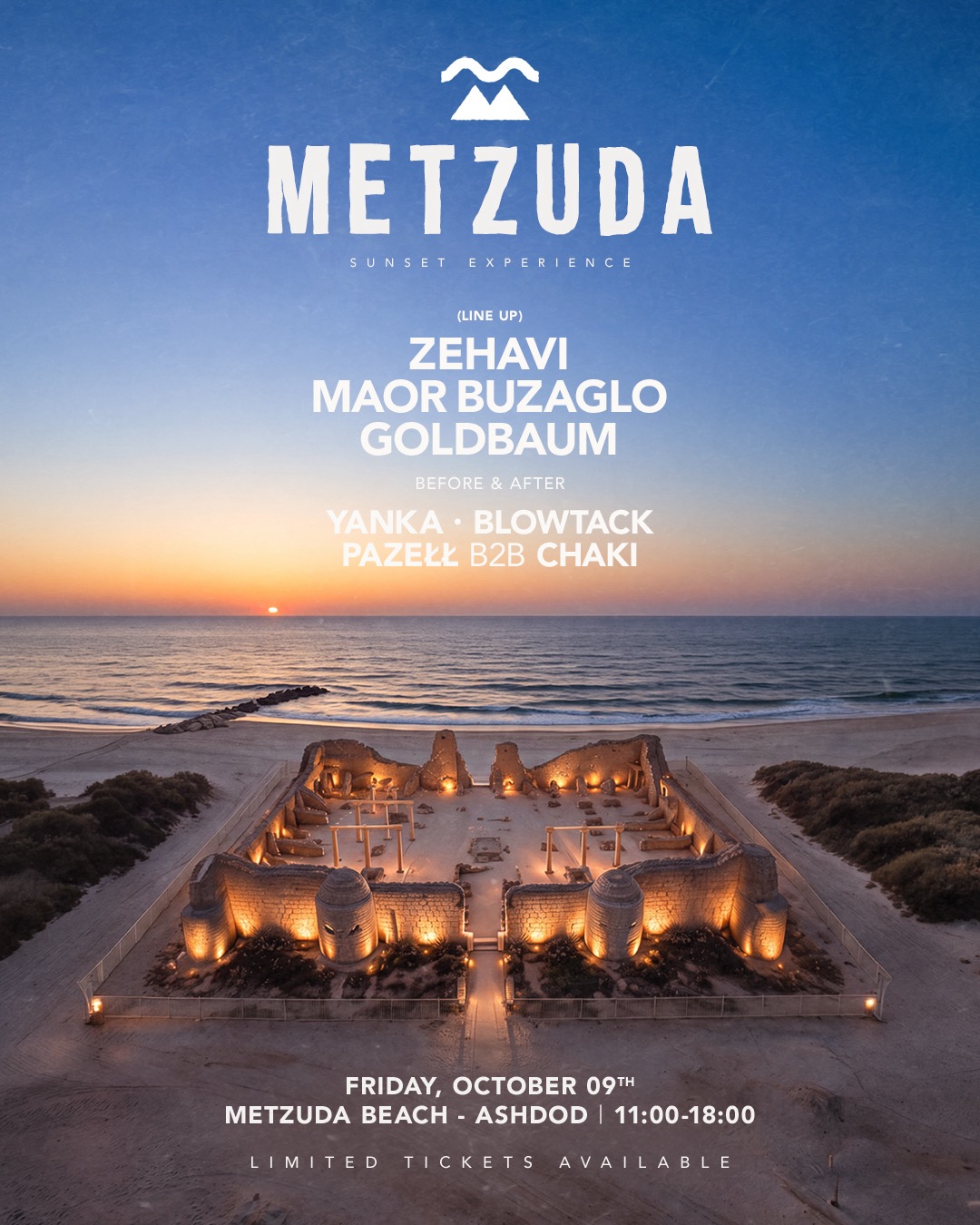 Afternoon Party at the Fortress in Ashdod with Maor Bozaglo and Zahavi